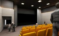 Slide-out stage in Semily cinema — 