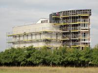 Vědecko-technologické centrum Paskov před dokončením — 